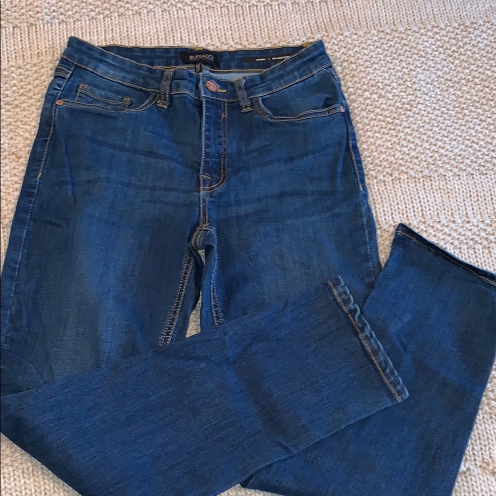 Buffalo Women's Blue Jeans Gemma Mid Rise Slim Size 28 ✨Like New ✨